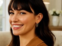 14k Yellow Gold Endless Oval Hoop Earrings(2x25mm)