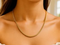 14k Yellow Gold Solid Round Box Chain (3.6 mm)