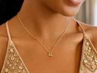 14K Yellow Gold Leo Necklace