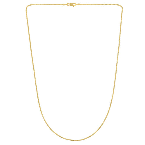 Popcorn Chain in 14k Yellow Gold (1.30 mm)