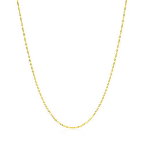 14k Yellow Gold Classic Box Chain (0.60 mm)