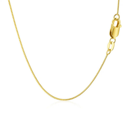 14k Yellow Gold Classic Box Chain (0.60 mm)