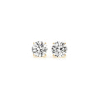 1 1/2 cttw Certified IGI Lab Grown Round Diamond Earrings 14k Yellow Gold(G/VS2)