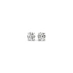 1/2 cttw Lab Grown Round Diamond Stud Earrings 14k White Gold (G/VS2)