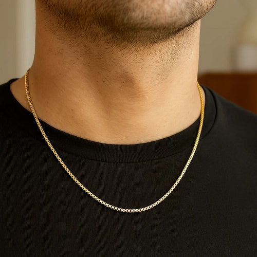 14K Yellow Gold Classic Box Chain (1.7 mm)