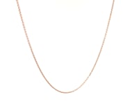 14k Rose Gold Cable Link Chain (0.50 mm)