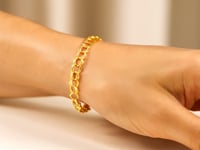 14k Yellow Gold Lite Charm Bracelet (5.00 mm)