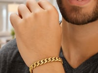 14k Yellow Gold Solid Miami Cuban Bracelet (6.00 mm)