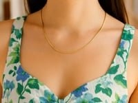 14k Yellow Gold Super Flex Herringbone Chain (1.50 mm)